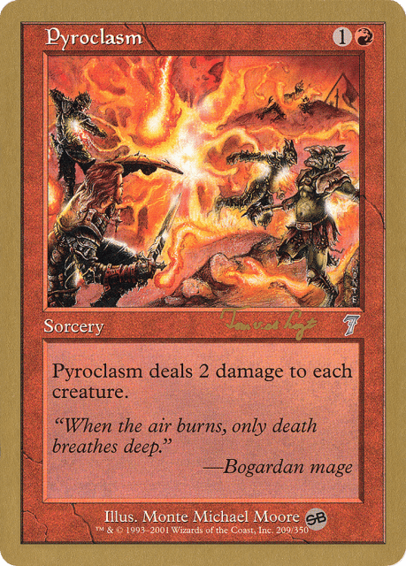 Pyroclasm (tvdl209sb) — World Championship Decks 2001