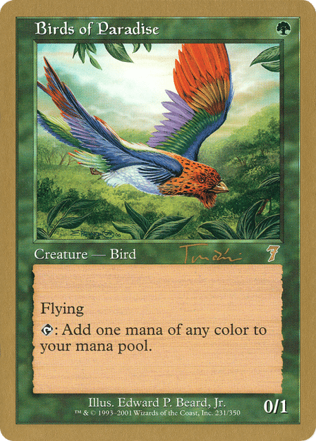 Birds of Paradise (jt231) — World Championship Decks 2001