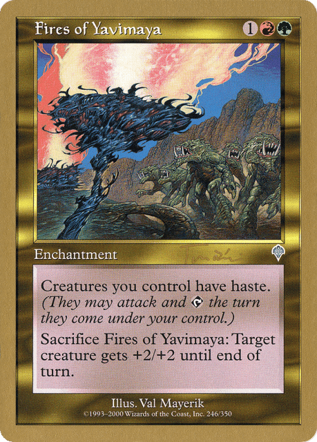 Fires of Yavimaya (jt246) — World Championship Decks 2001