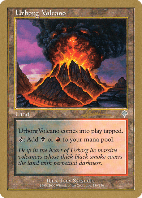 Urborg Volcano (ar330) — World Championship Decks 2001