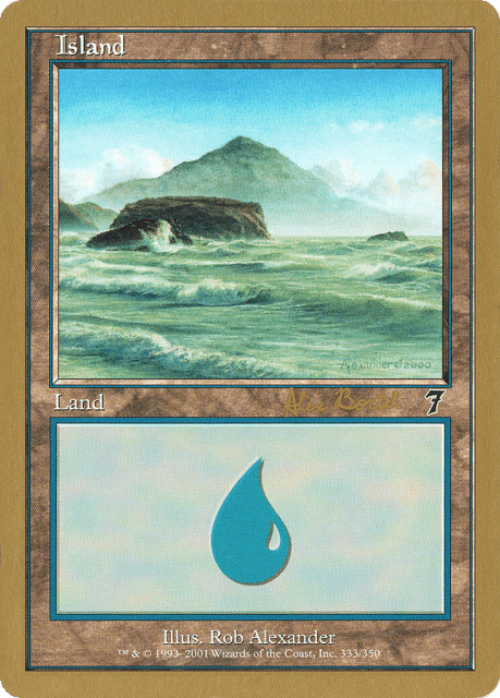 Island (ab333) — World Championship Decks 2001