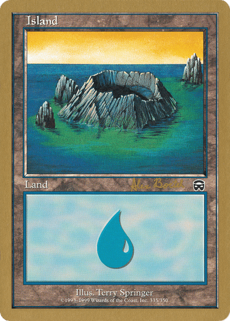 Island (ab335) — World Championship Decks 2001