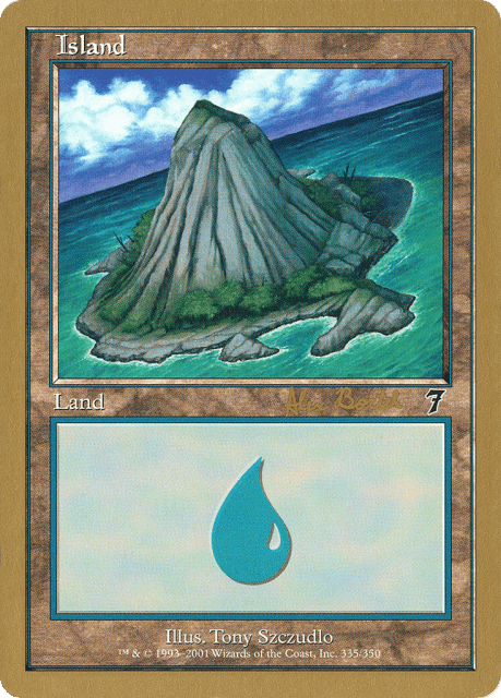 Island (ab335a) — World Championship Decks 2001