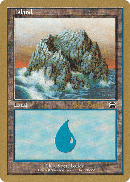 Island (ab337a) — World Championship Decks 2001