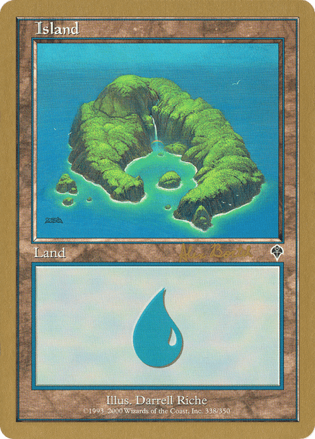 Island (ab338) — World Championship Decks 2001