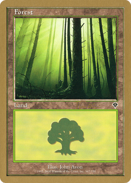Forest (jt347) — World Championship Decks 2001