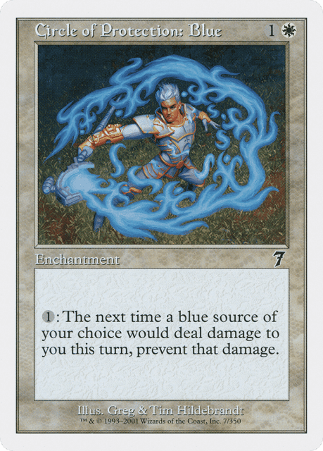 Circle of Protection: Blue (7) — Seventh Edition