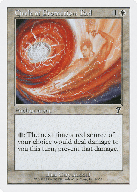 Circle of Protection: Red (9) — Seventh Edition