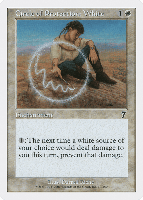Circle of Protection: White (10) — Seventh Edition