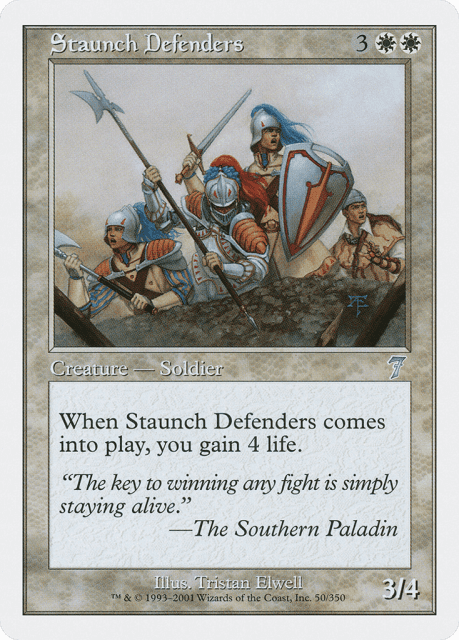 Staunch Defenders (50) — Seventh Edition