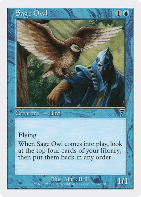 Sage Owl (96) — Seventh Edition