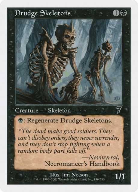 Drudge Skeletons (130) — Seventh Edition