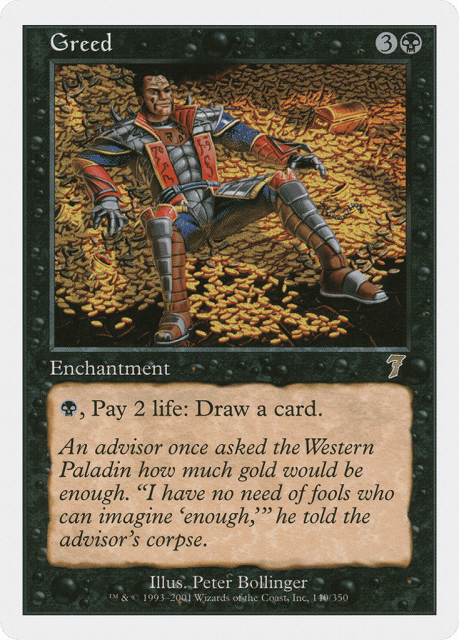 Greed (140) — Seventh Edition