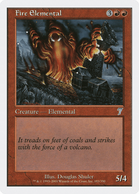 Fire Elemental (183) — Seventh Edition