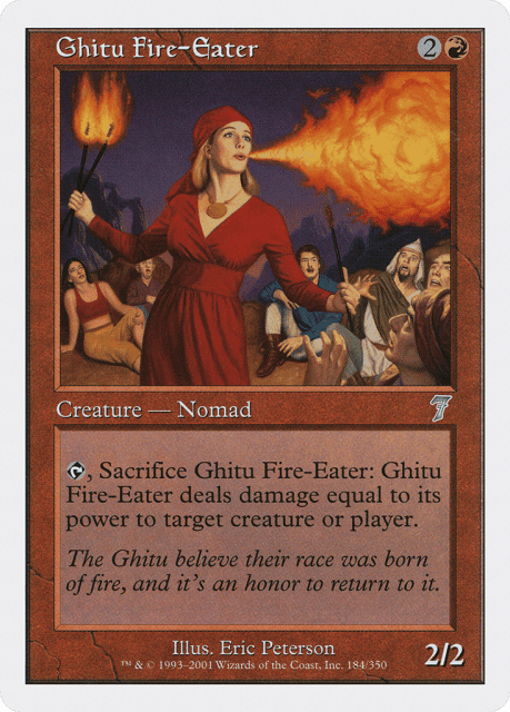 Ghitu Fire-Eater (184) — Seventh Edition