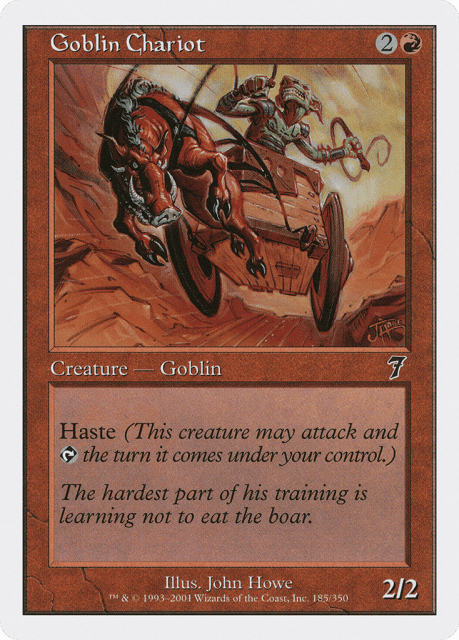 Goblin Chariot (185) — Seventh Edition