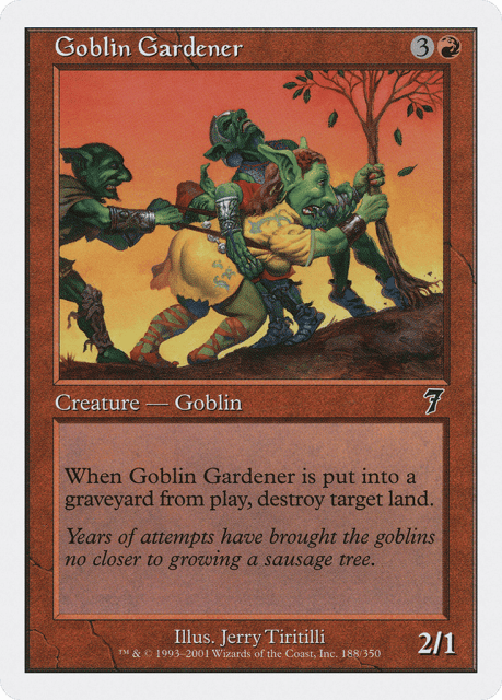 Goblin Gardener (188) — Seventh Edition