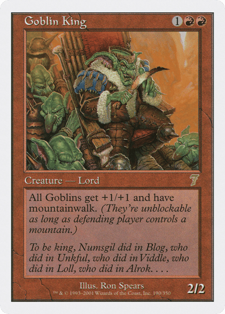 Goblin King (190) — Seventh Edition