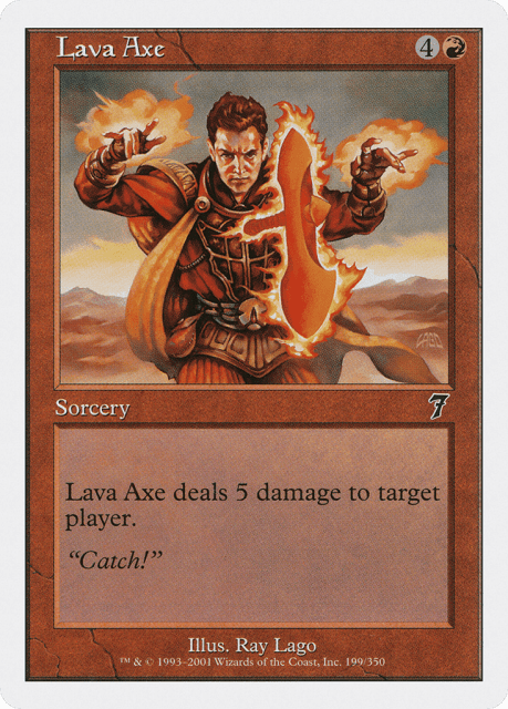 Lava Axe (199) — Seventh Edition
