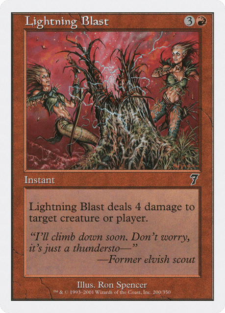 Lightning Blast (200) — Seventh Edition