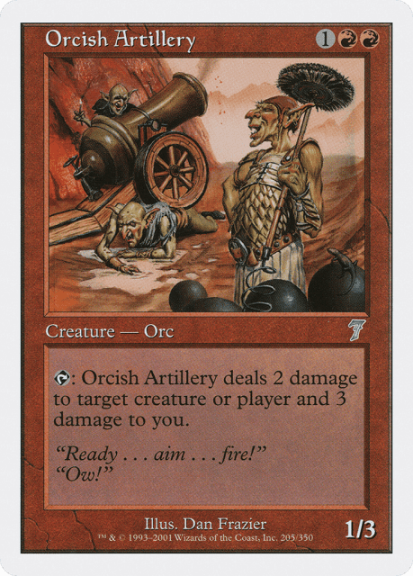 Orcish Artillery (205) — Seventh Edition