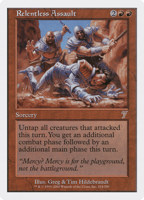 Relentless Assault (214) — Seventh Edition