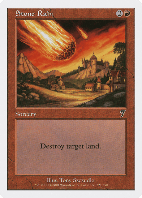 Stone Rain (221) — Seventh Edition