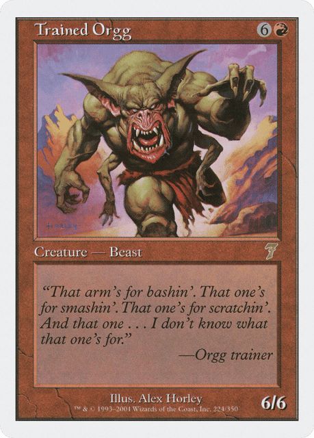 Trained Orgg (224) — Seventh Edition