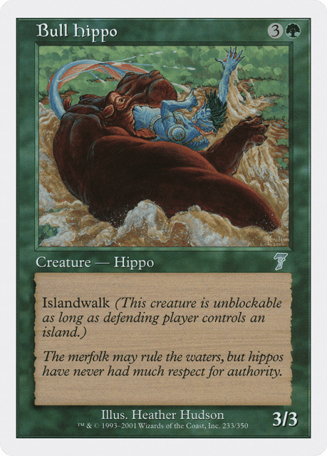 Bull Hippo (233) — Seventh Edition