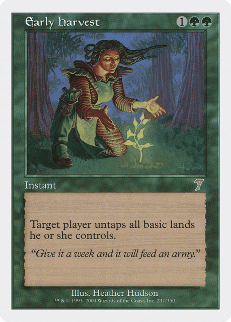 Early Harvest (237) — Seventh Edition