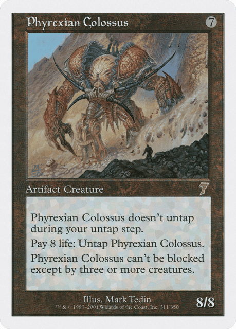 Phyrexian Colossus (311) — Seventh Edition