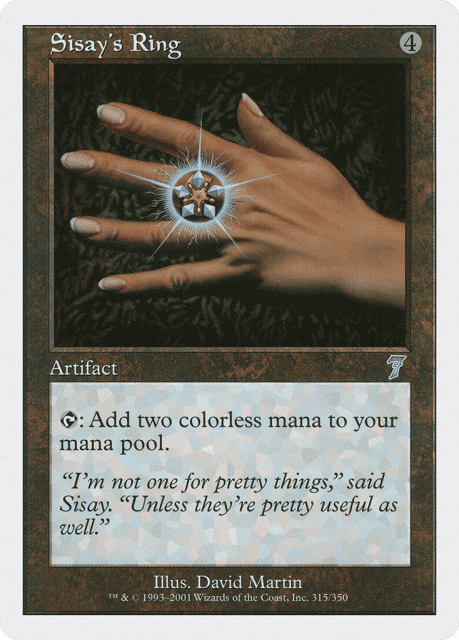 Sisay's Ring (315) — Seventh Edition