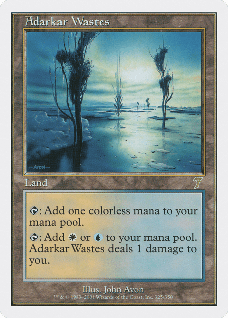 Adarkar Wastes (325) — Seventh Edition