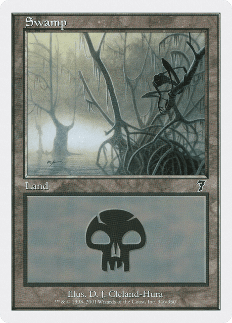 Swamp (346) — Seventh Edition