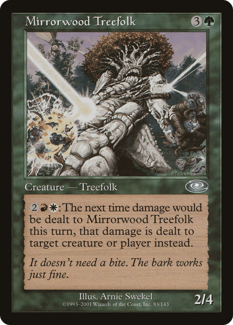 Mirrorwood Treefolk (83) — Planeshift