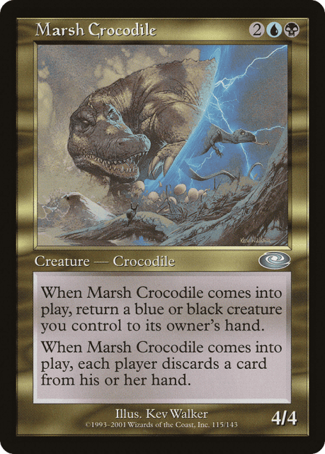 Marsh Crocodile (115) — Planeshift
