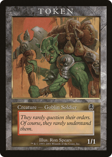 Goblin Soldier (6) — Magic Player Rewards 2001