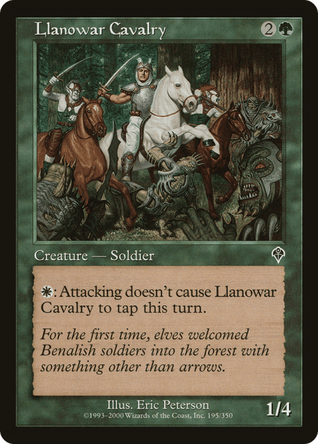 Llanowar Cavalry (195) — Invasion