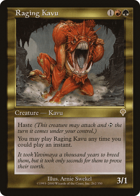 Raging Kavu (262) — Invasion