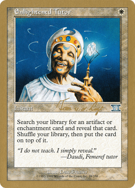 Enlightened Tutor (tvdl19) — World Championship Decks 2000