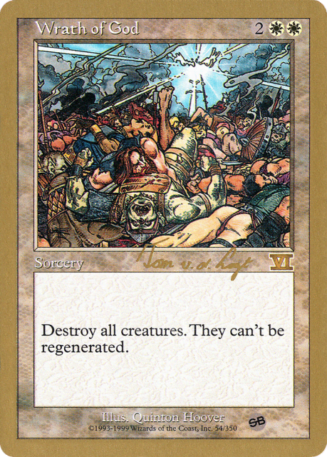 Wrath of God (tvdl54sb) — World Championship Decks 2000