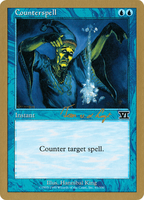 Counterspell (tvdl61b) — World Championship Decks 2000