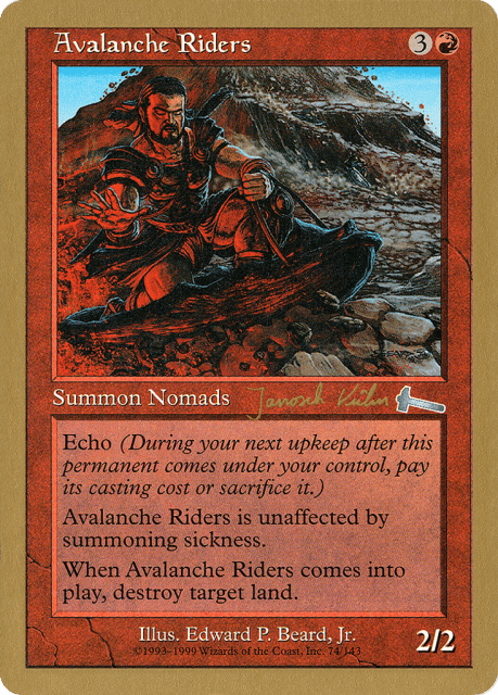 Avalanche Riders (jk74) — World Championship Decks 2000