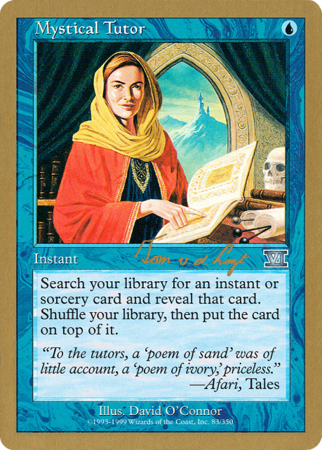 Mystical Tutor (tvdl83) — World Championship Decks 2000