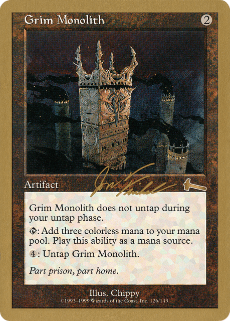 Grim Monolith (jf126) — World Championship Decks 2000