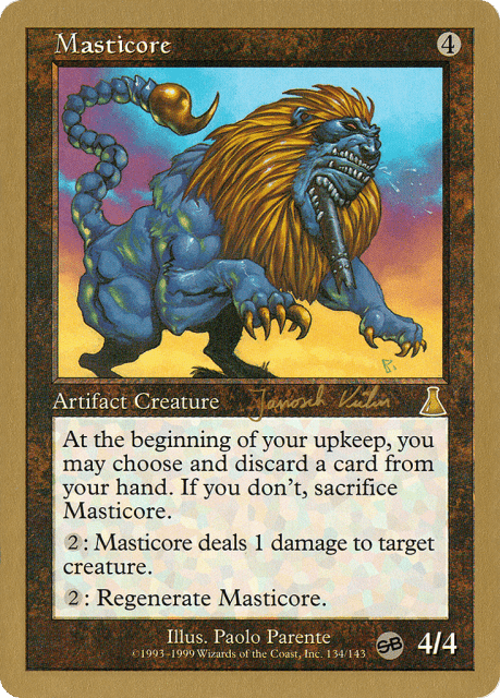 Masticore (jk134sb) — World Championship Decks 2000