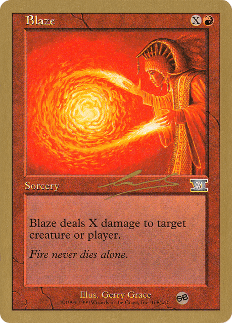Blaze (nl168sb) — World Championship Decks 2000