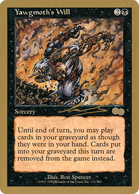 Yawgmoth's Will (nl171) — World Championship Decks 2000