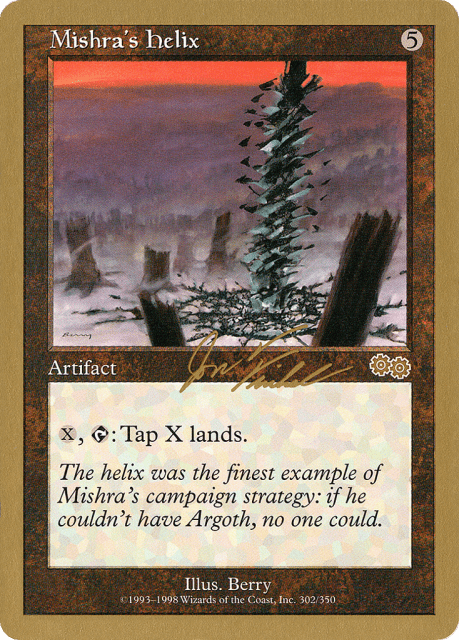 Mishra's Helix (jf302) — World Championship Decks 2000