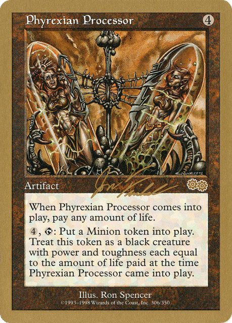 Phyrexian Processor (jf306b) — World Championship Decks 2000